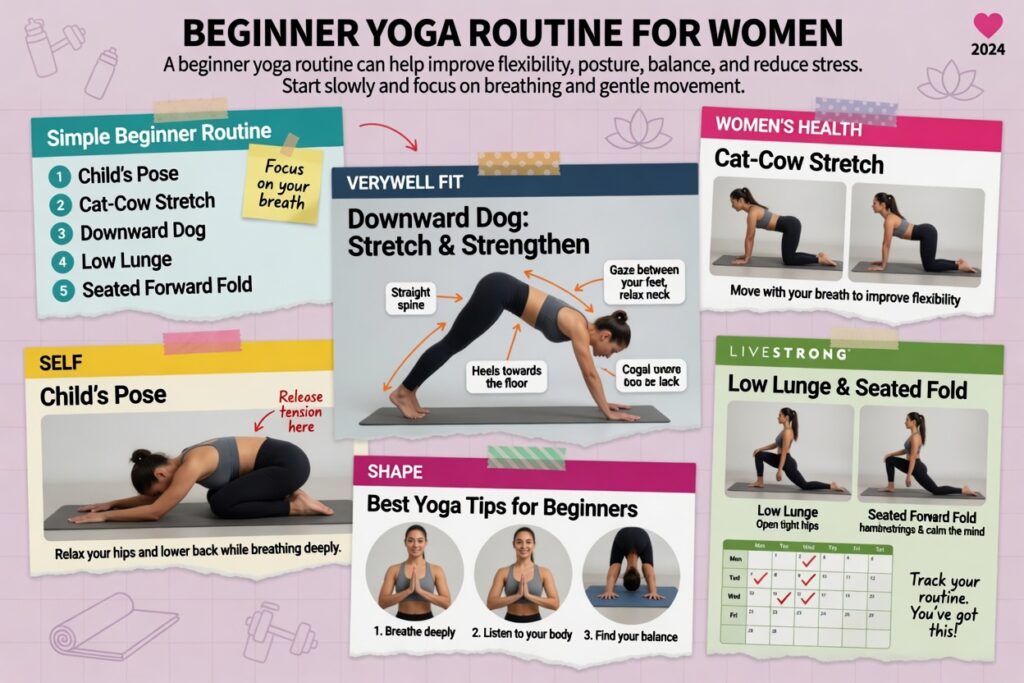 Beginner Yoga Routine for Women