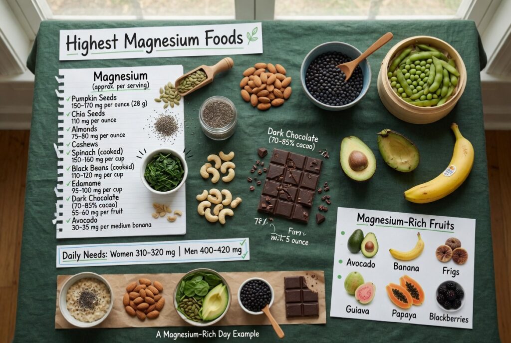 Magnesium Height Foods: Top Sources of Magnesium for Better Health