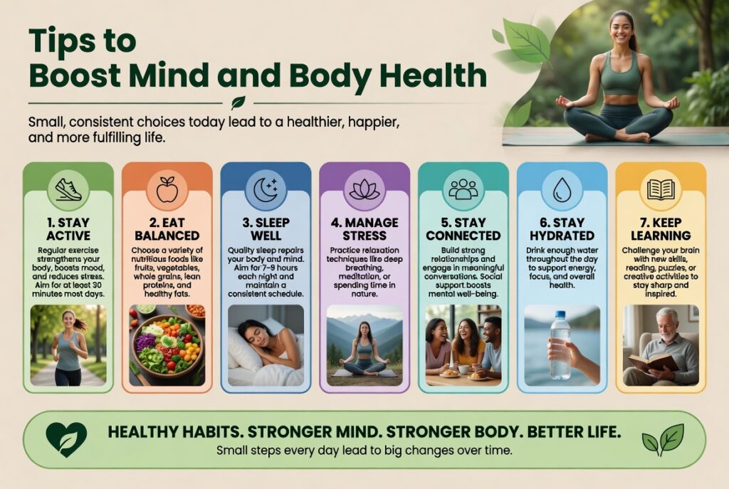 7 Effective Tips to Improve Mind and Body Health